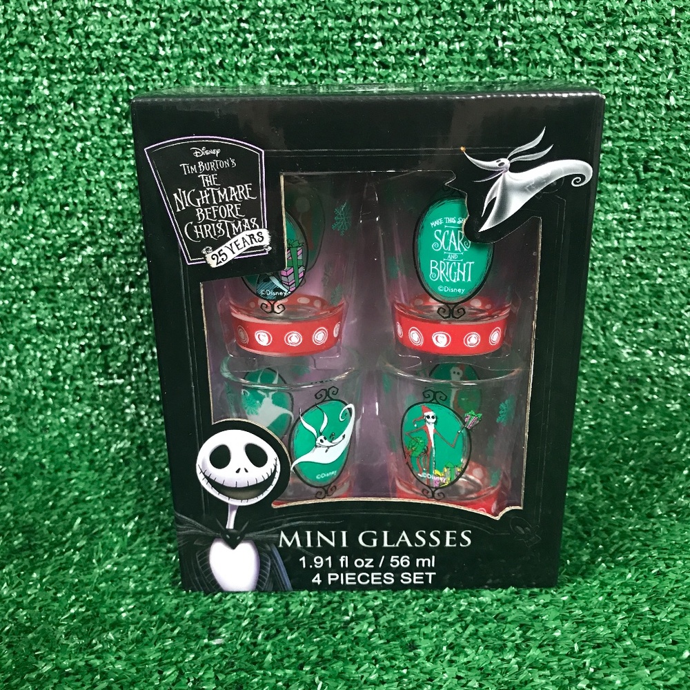 Jack Skellington 4 Shot Glasses
